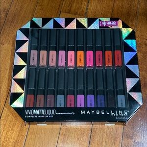 Maybelline vivid matte liquid lip set